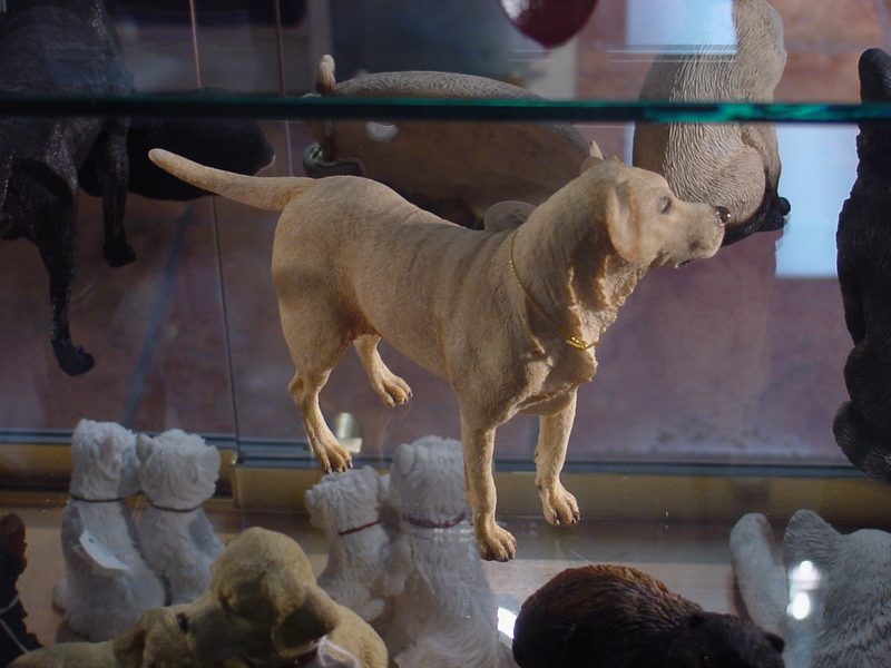 Clay dog; DISPLAY FULL IMAGE.