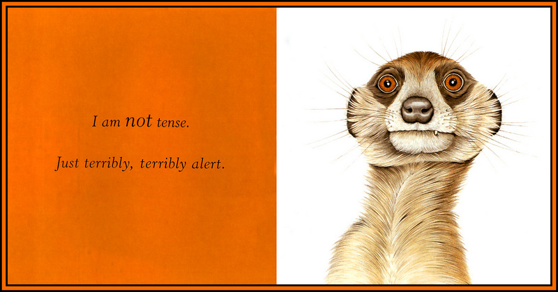 [D50 Scan] Jane Seabrook 'Furry Logic' - Alert (Suricate); DISPLAY FULL IMAGE.
