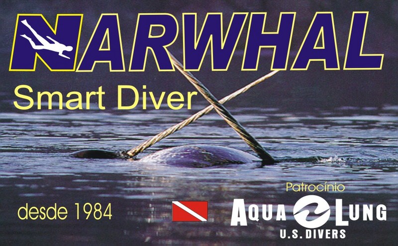 CARTAO SMART DIVER - NARWHAL; DISPLAY FULL IMAGE.