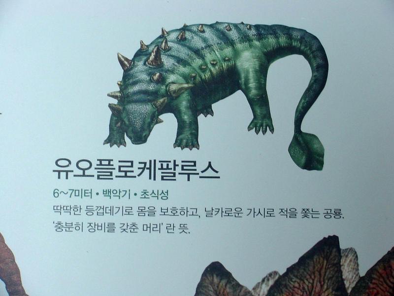 [공룡] 유오플로케팔루스(Euoplocephalus); DISPLAY FULL IMAGE.