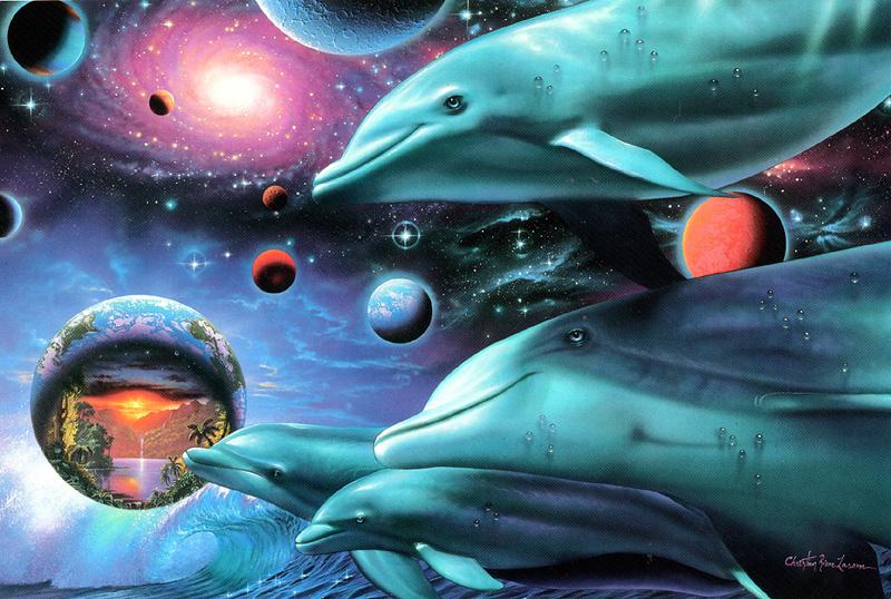 [Animal Art] Dolphins {!--돌고래-->; DISPLAY FULL IMAGE.