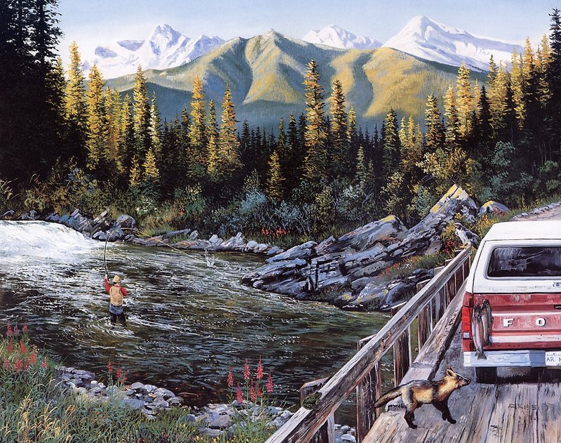 [Danielle scan] A Mountain Alphabet by Andrew Kiss - Ff; DISPLAY FULL IMAGE.