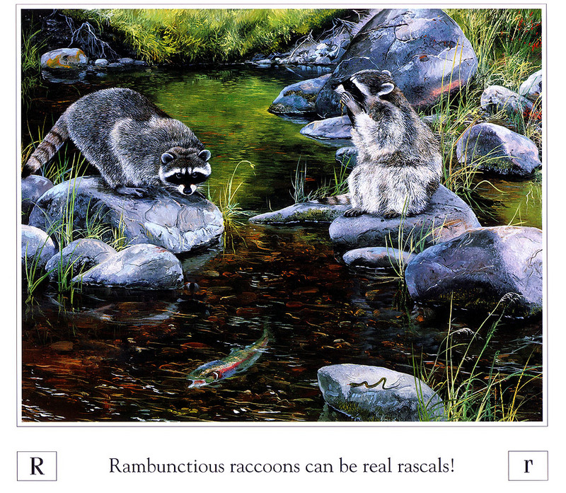 [Danielle scan] A Mountain Alphabet by Andrew Kiss - Rr; DISPLAY FULL IMAGE.