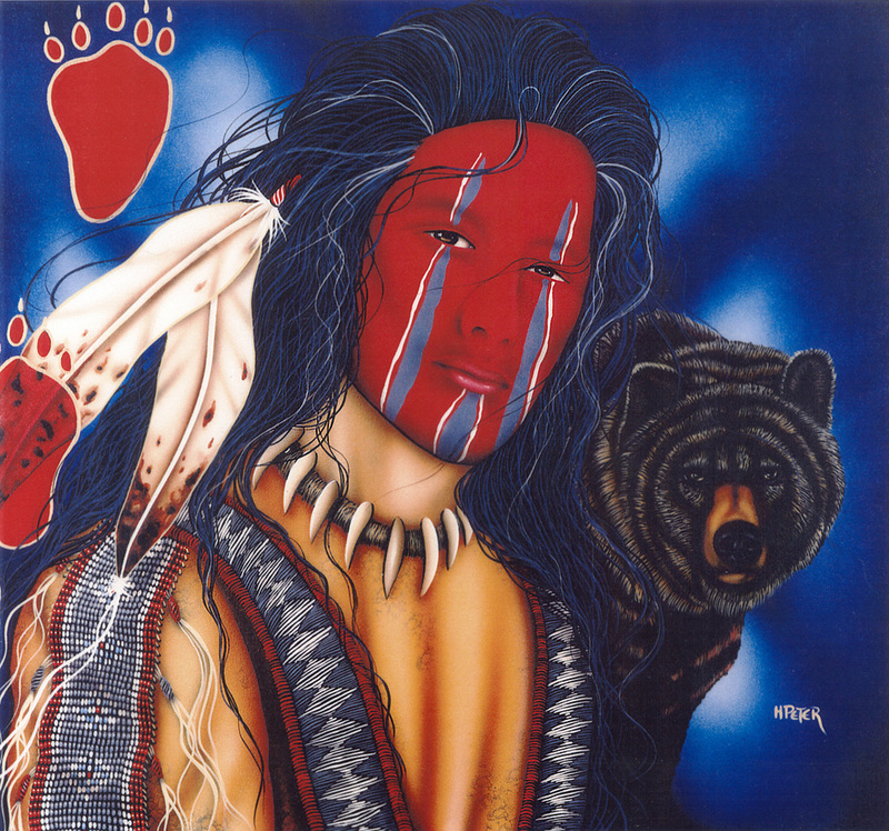 [Animal Art - Henri_Peter] Bear Man; DISPLAY FULL IMAGE.