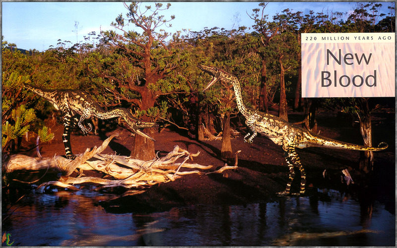 [Fafnir Scan - Walking with Dinosaurs] Coelophysis; DISPLAY FULL IMAGE.