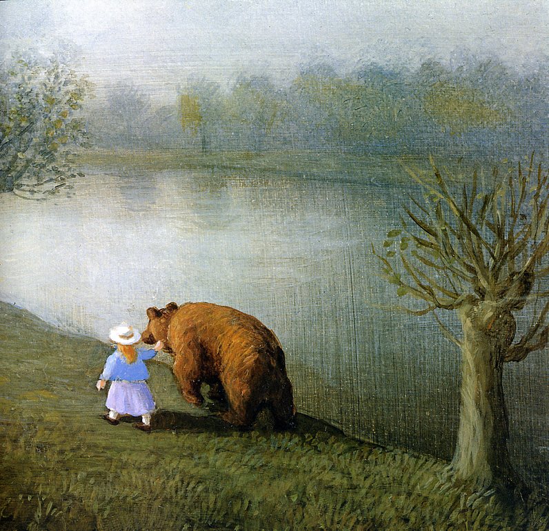 [EndLiss scans - Wildlife Art] Michael Sowa - The Bear; DISPLAY FULL IMAGE.