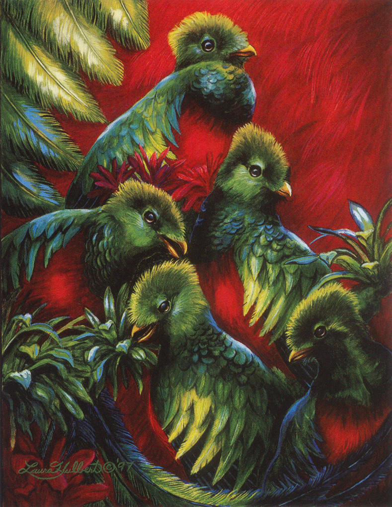 [FlowerChild scans] Painted by Laura Hulbert, Quetzal Quintessence; DISPLAY FULL IMAGE.
