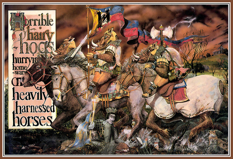 CPerrien scan] The Animalia Calendar 2000; DISPLAY FULL IMAGE.