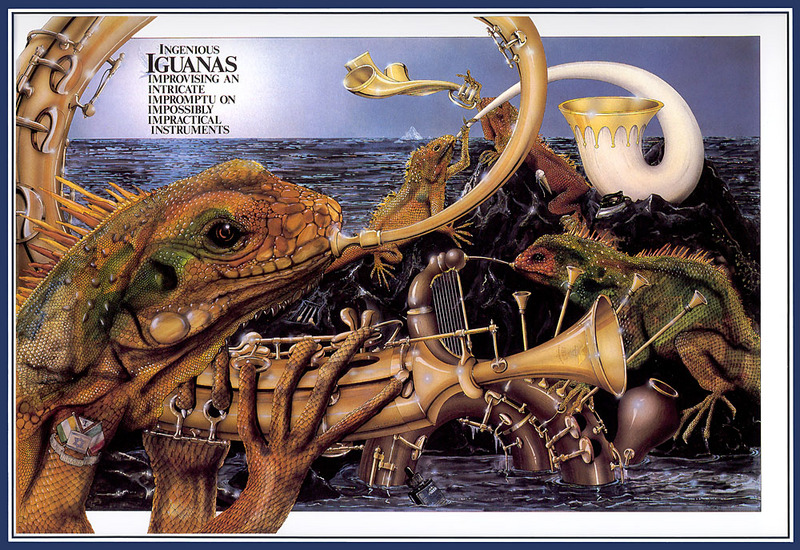 CPerrien scan] The Animalia Calendar 2000; DISPLAY FULL IMAGE.