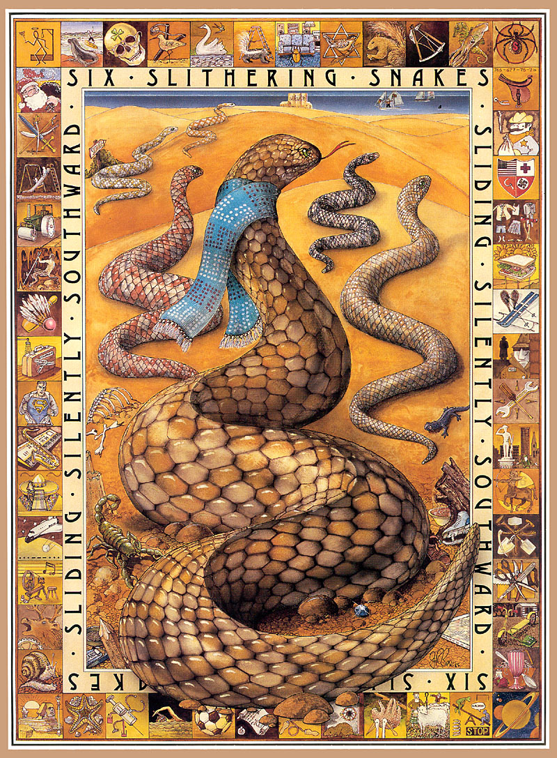 CPerrien scan] The Animalia Calendar 2000; DISPLAY FULL IMAGE.
