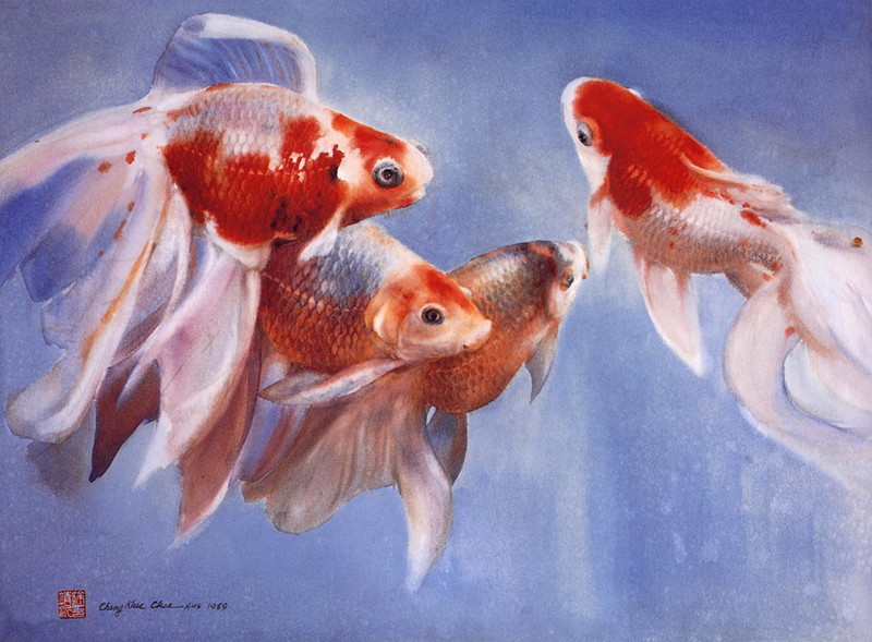 [LRS Art Medley] Cheng-Khee Chee, Goldfish; DISPLAY FULL IMAGE.