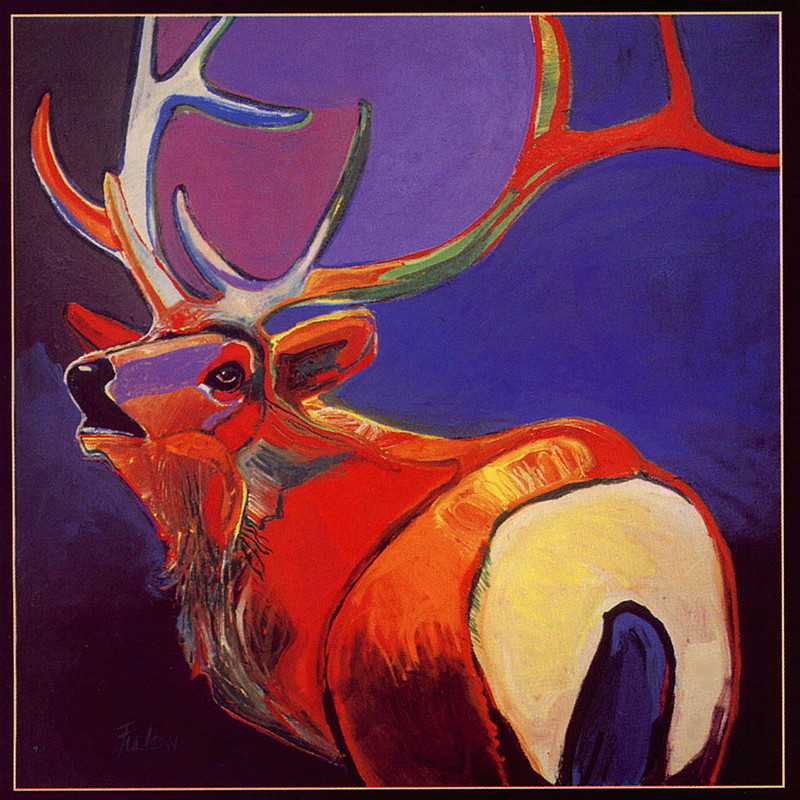 [LRS Art Medley] Malcolm Furlow, Front Range Elk; DISPLAY FULL IMAGE.