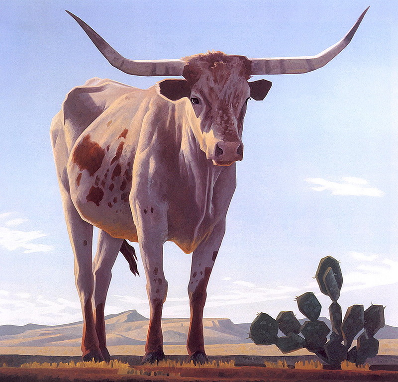 [LRS Art Medley] Ed Mell, Cordes Longhorn; DISPLAY FULL IMAGE.