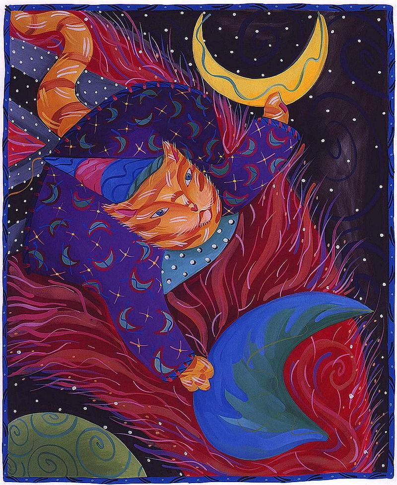 [Animal Art - Dana Simson] Night Monkeys; DISPLAY FULL IMAGE.