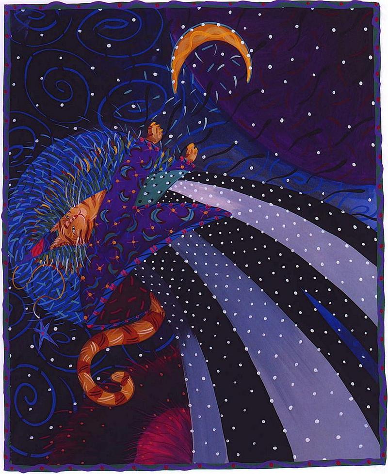 [Animal Art - Dana Simson] Night Monkeys; DISPLAY FULL IMAGE.