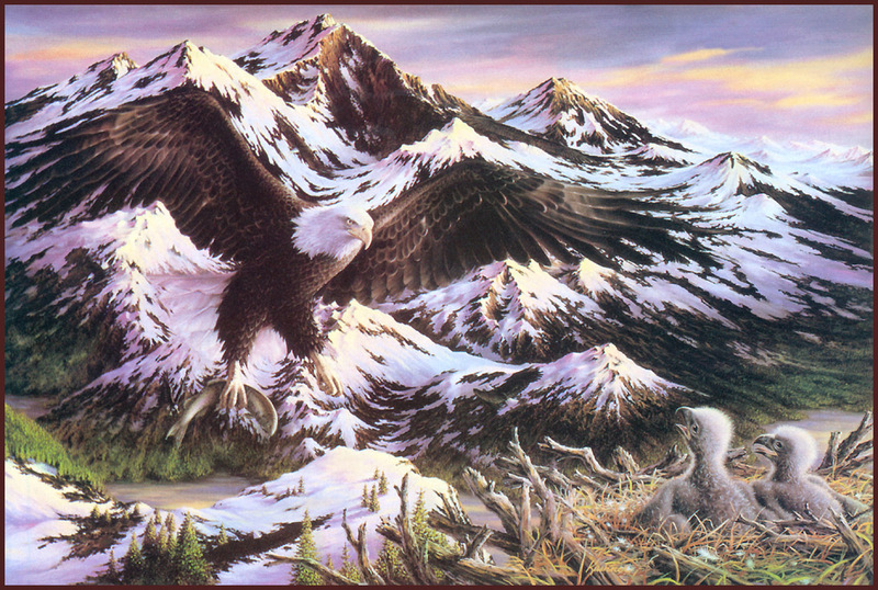 [LRS Animals In Art] lrsAA030 Kushner Steve - American Bounty; DISPLAY FULL IMAGE.