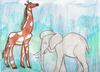 GIRAFFEE & ELEPHANT