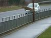 deer jumping over fence