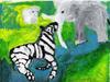 ZEBRA & ELEPHANT