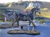 Driftwood horses