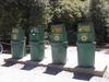 Bear-safe trash cans, Yosemite, California