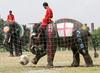 Thai elephants, soccer