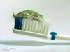 Toothpaste frog