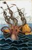 Giant octopus attacks ship