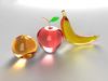 glass fruits