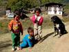 [DOT CD04] Bhutan - Children with dog