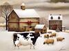 [Animal Art - Herrero Lowell] Wisconsin Cow & Sheep