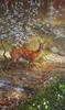 [Elon Animal Scans] Painted by Victor Bakhtin, Spring Shadows (Deer)