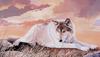 [FlowerChild scans] Painted by Trudy Estes, Sun Wolf - Earth Bound