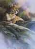 [FlowerChild scans] (Big Cats) Painted by Joe Garcia, Waiting