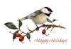 [Animal Art - Catherine McClung] Black-capped Chickadee