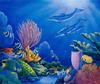[Underwater Art] Linda A. Poynter - Dolphin Reef