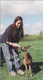 me and my pet deer!