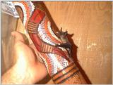 Bundle bat on didgeridoo