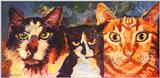 cat painting - weird