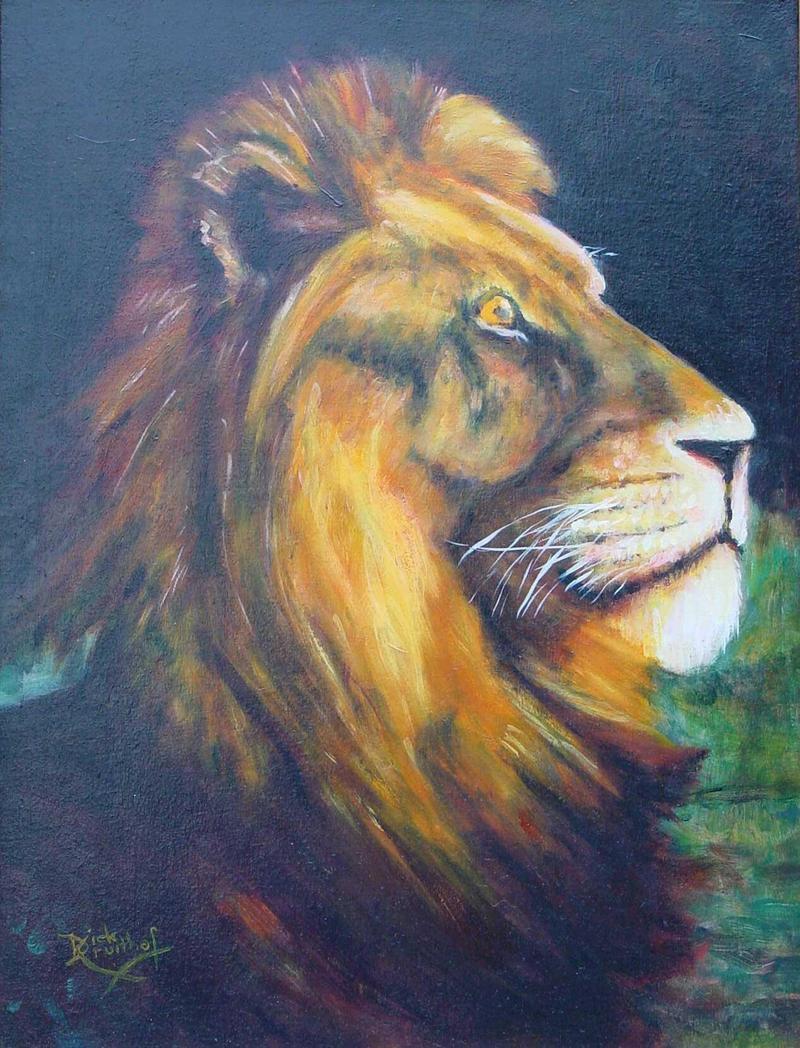 Lion's head; DISPLAY FULL IMAGE.